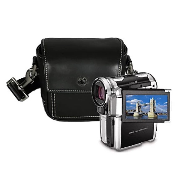 Coach Canon Camera Leather Bag / Purse / Belt
